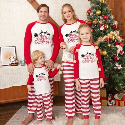 China Family Matching QUICK DRY Christmas Pajamas Sets Holiday Sleepwear PJ Sets Christmas Pajamas Mens Womens Boys Girls for sale