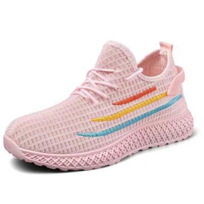 China China factory fashion wholesale shoes Anti-slippery women sole thick walking shoes shape casual running shoes for sale