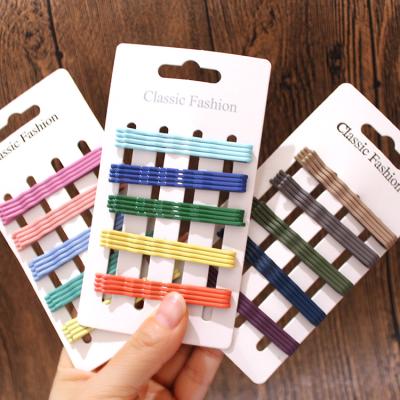 China New Fashion 20pcs/set Hair Accessories Candy Color Barrettes Hair Holder Clips Soft Hairpins for sale