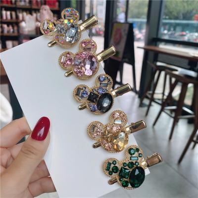 China 2021 fashion new fashion release new arrival cute delicate diamond hair claw clips girls hair clip hair accessories for sale