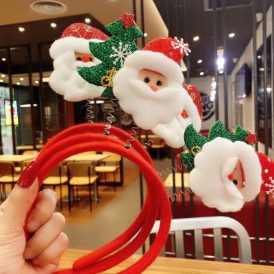 China Cute Fashion Hair Accessories Christmas Costume Toy Elk Antler Headband Suitable For Adult And Children for sale