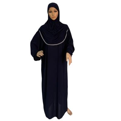 China Wholesale khimar dress is elegant Modest Islamic Ethnic Clothing Middle Dubai Turkey jilbab hijab prayer dress for muslim woman for sale