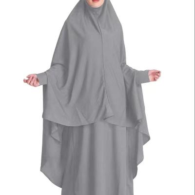 China Muslim Prayer Dress Dubai Khimar Abaya Prayer Dresses Long Skirt Jilbab Maylasia Islamic Clothing 269 for sale