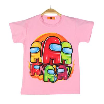 China Comfortable Kids Clothing Breathable High Quality 100% Cotton Among Us Printing T Shirts Graphic Tees For Boys for sale