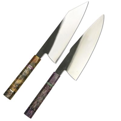 China 4 PCS Kitchen Knife Set 440C Viable Knfe Knives Chef Knife Santoku With Stablized Wood Handle for sale