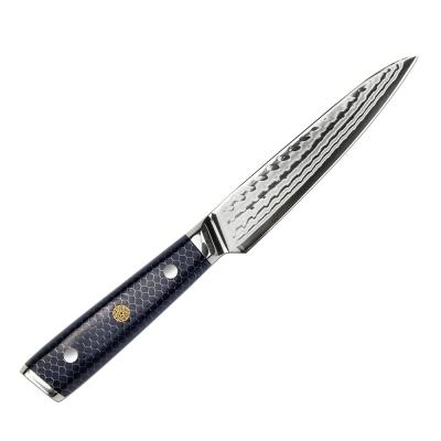 China AUS10 Damascus Pattern Disposable Kitchen Croco Serving Knife Blade for sale