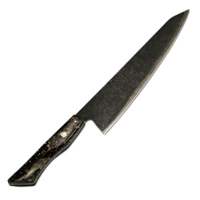 China Viable New Product Japanese Style Handmade High Carbon 3 Layer Plated Steel Knife Chef Knife for sale