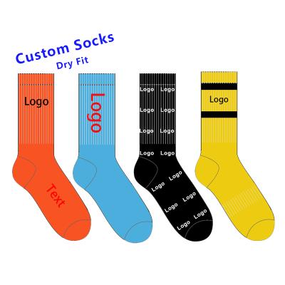 China QUICK DRY High Quality Dry Fit 144N Tennis Knocks Logo Quarter Crew Men Socks Sports Wear Custom Made for sale