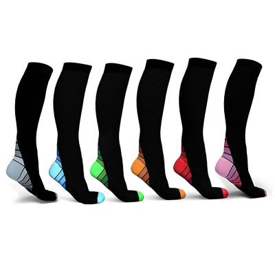 China 200N 20-30 mmHg Compression Custom Sport Breathable High Quality Running Socks For Men for sale