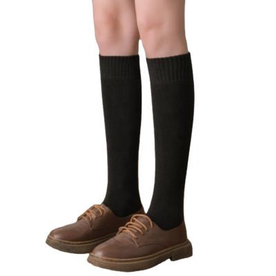 China Newest QUICK DRY Knee High Comfortable Thick Winter Long Socks For Woman Warm For Vacation Solid Color for sale