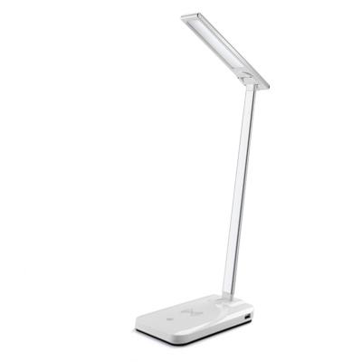 China Lighting Works Portable Eye Protection Touch Dimming Foldable High Brightness LED Reading Desk Double Head Light for sale