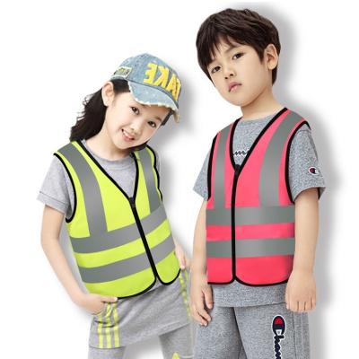 China Good Quality Outdoor Reflective Reflective Vest Customized Logo Windproof Waterproof Children Safety Clothing for sale