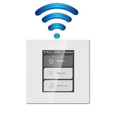 China Latest Tuya APP Lanbon Tuya 18 Tuya Smart Home Lamp Switch WiFi Touch Wall Switch Alexa Voice Control Switch for sale