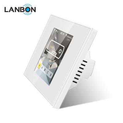 China 2020 Lanbon latest lcd WIFI boiler switch color smart living smart wifi Lanbon switch for sale