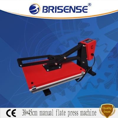 China Cloths Printer Factory Direct Sale Brisense Brand Manual 38x45(A3 size) Heat Transfer Printing Machine with CE for sale