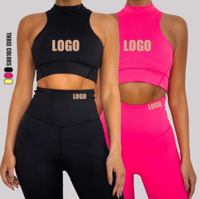 China Ever Fashion Breathable Explosion Dry Quickly Solid Color Women Wear Workout Clothing Yoga Active Fitness Wear for sale