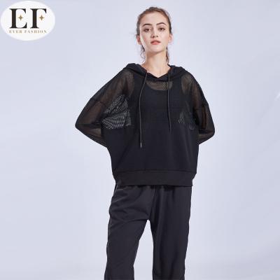 China Breathable Hot Sale Crop Top Ever Fashion Women Fitness Gym Clothes Long Sleeve Yoga Top for sale