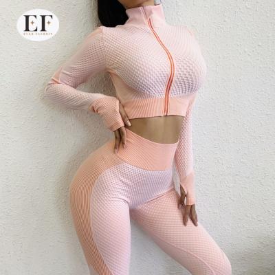 China Long Sleeve Zipper Never Wear Fashion Fitness Breathable Custom Hole Thumb Up Women Yoga Gym Dry Jacket for sale