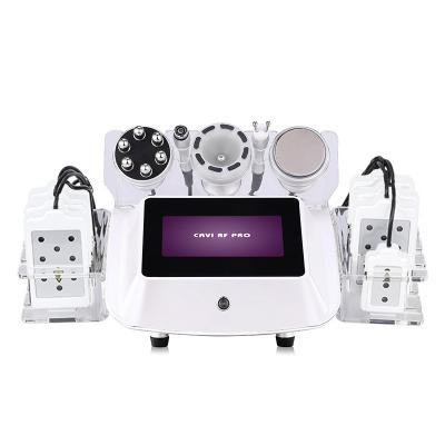 China Weight loss 6 in 1 40k cavitation radio freuqnecy rf vacuum cavitation liposuction slimming laser machine for sale