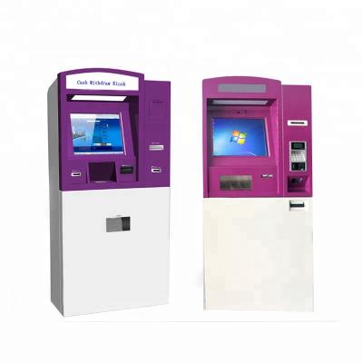 China Anti-dust Free Standing Ticketing Payment Kiosk Cash Withdraw Machine To Bank for sale