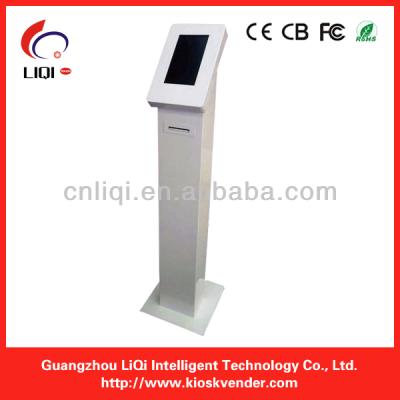 China Anti-dust Lockable Freestanding iPad Holder Enclosure Kiosk for sale