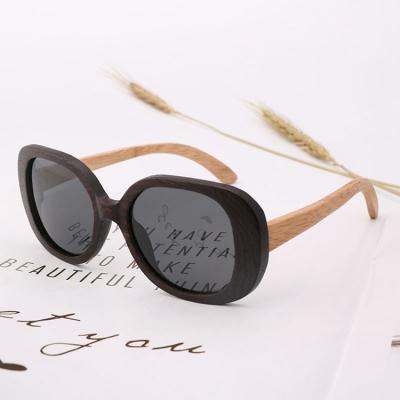 China Fashion Sunglasses Shape Custom LOGO Designer Ladies Sunglasses Sun Glasses Polarization Bamboo Spot To Supply for sale