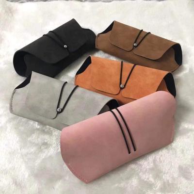 China Fashional glasses case fashion news logo eyewear box glasses case custom soft PU leather sunglasses optical case for glasses for sale