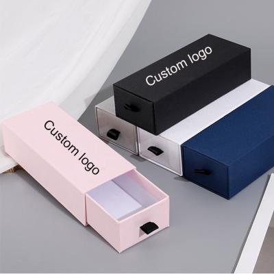 China 2022 New Arrivals Top Quality High Quanlity 2022 Custom Logo Packaging Drawer Type Sunglasses Packaging Paper Box for sale