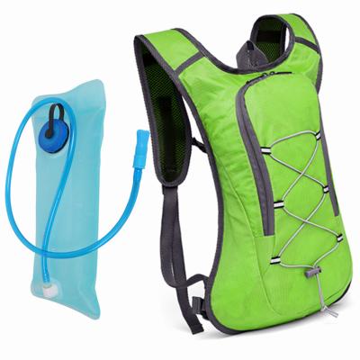 China Thoughtful Item Hot Sales Multiple Pockets Mountain High Waterproof Sports Hydration Running Recycling Backpack With 2L Water Bladder for sale