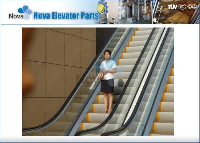 China VVVF Glass Electric Automatic Escalator 35 Degree for Airport Shopping Mall for sale