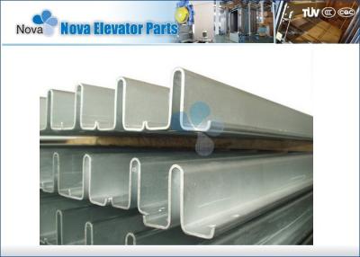 China Elevator Components Elevator Guide Rail , TK3 TK5 T Type Steel Rails for sale