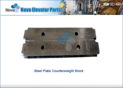 China Steel Plate Elevator Counterweight Block for Elevators / Lifts, Elevator Counterweight Balance for sale