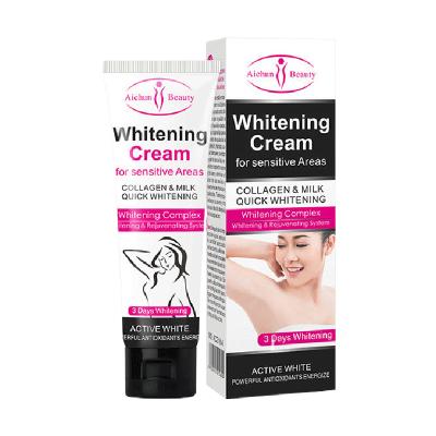 China Popular Knee Bleaching Even Whitening Lighting For Dark Quick Removal Armpit Strong Cream For Underarm for sale