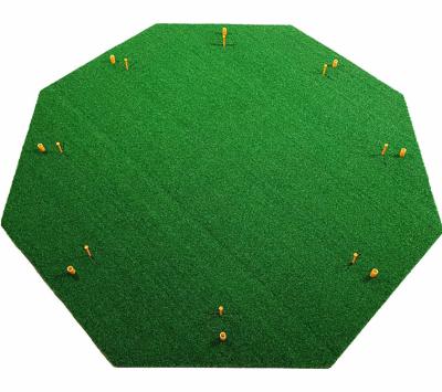 China Golf Practice Air Cable Golf Training Aid Teaching Course Golf Practice Range Swing Detection Hitting 3d Practice Golf Mat for sale