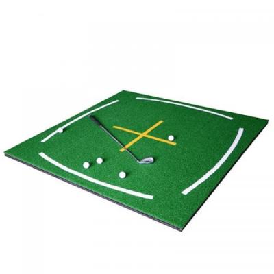 China Golf Practice Golf Swing Lane Detection Driving Range Training Mat Simulator Hitting Indoor Golf Practice Mat for sale