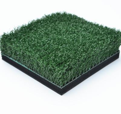 China Wholesale Golf Practice Putting Green Grass Tee Artificial Turf Line Training Aids Practice Range Golf Swing Mat for sale