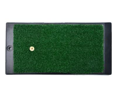 China Individual Golf Practice Individual Practice Golf Swing Low Impact Rubber Mat for sale