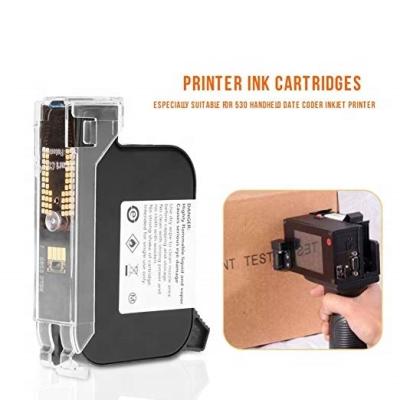 China Original Model Size 2588+ New Arrival 12.7 Mm Black Ink Cartridge For Handheld Inkjet Printer for sale