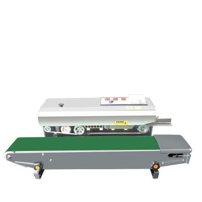 China Automatic Horizontal Food Plastic Film Bags Heat Sealing Machine / Plastic Pouches Sealing Machine for sale