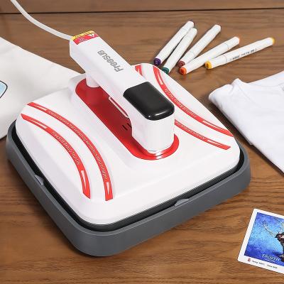 China Hotels Wholesale Adjustable Mini Portable Heat Press Machine Transfer Thermal Device Temperature Switchable for sale