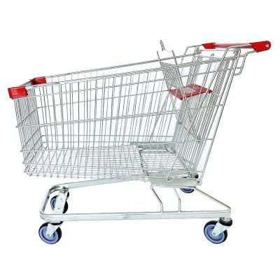 China Unfolding Supermarket Shopping Trolley With Seat for sale