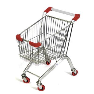 China Small Cute Unveiling Supermarket Kids Shopping Cart for sale