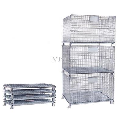 China Stackable Heavy Duty Collapsible Storage Cargo And Equipment Storage Container for sale