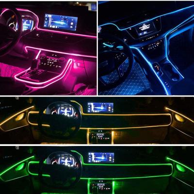 China 24V 18W RGB Car Automotive Remote Decoration Lights Music Sync NS NS Interior Atmosphere Car Led Strip Light For Car24V 18W RGB Remote Car for sale