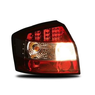 China PC+ABS+PMMA Manufacture Selling Auto Light System Tail Light Modified Taillights Blacked On Red For AUDI A4 B6 2001-2004 RHD&LHD for sale