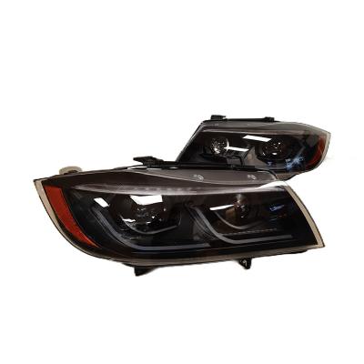 China Dynamic Angel Eye Projector Lens Upgrade PMMA+ABS+Aluminum DRL Fog Lamp Turn Signal Lights For 2005-2012 E90 E91 LED 318i 320i 325i Headlights for sale