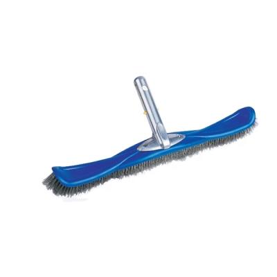 China Flexible Aluminum Handle Brush Eco - Friendly Swimming Pool Cleaner for sale