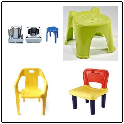 China Steel Plastic Molding Machinery PVC 3D Plastic Chair Molds China Mold for sale