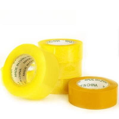 China High Transparent High Quality Waterproof BOPP Wrapping Tape Easy Tear Acrylic Sealing Tape Rolls for sale