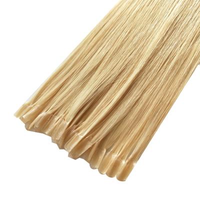 China Sale High Quality 100% Cuticle Plug Nail Hair Extension U Tip Hair Extension Keratin Pre Bonded U Tip Hair Extension for sale